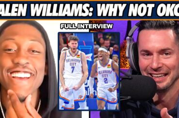 Jalen Williams on OKC Exceeding Expectations and SGA's MVP Caliber Season | Full Interview