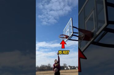 This basketball hoop is IMPOSSIBLE to dunk on! @TeamVKTRY #shorts