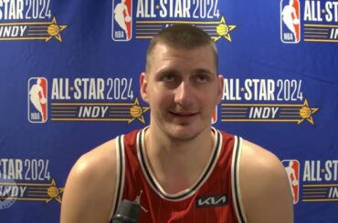 Nuggets' Nikola Jokic Reacts To All-Star Weekend, Mavs' Luka Doncic, Dunk on Steph Curry, & War God