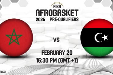 Morocco v Libya | Full Basketball Game | FIBA AfroBasket 2025 Pre-Qualifiers 2024