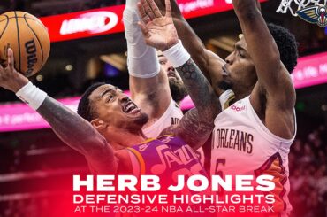 Highlights: Herb Jones' Top Defensive Plays from 1st half of 2023-24 NBA season