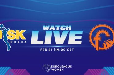 LIVE | QUARTER-FINALS: ZVVZ USK Praha v Beretta Famila Schio | EuroLeague Women 2023-24