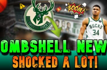 🚨  Bombshell news! of the last minute shocked a lot!News Milwaukee Bucks