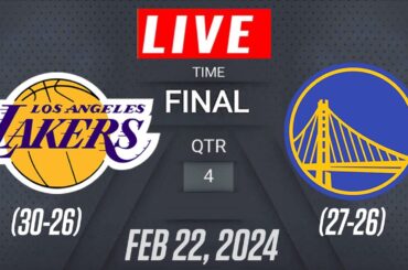 NBA LIVE! LA Lakers vs Golden State Warriors | February 22, 2024 | Golden State Warriors vs LA Laker