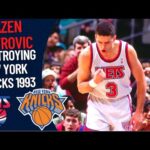 Drazen Petrovic (28 pts) Destroying New York Knicks | 1993