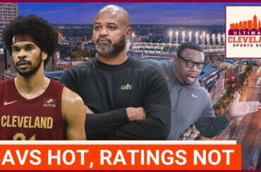 Why are TV ratings down for the Cleveland Cavaliers this season?