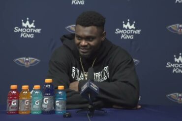 Zion Williamson talks Herb Jones defense, victory | Pelicans vs Rockets Postgame 2/22/2024