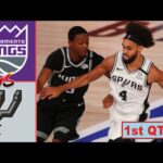 San Antonio Spurs vs Sacramento Kings Full Highlights 1st QTR | Feb 23 | NBA Season 2023-2024