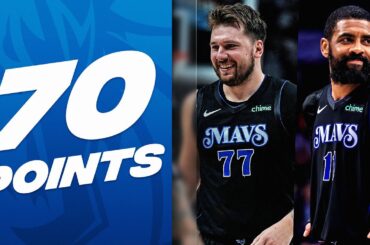 Kyrie Irving & Luka Doncic GO OFF For 70 PTS COMBINED | February 22, 2024