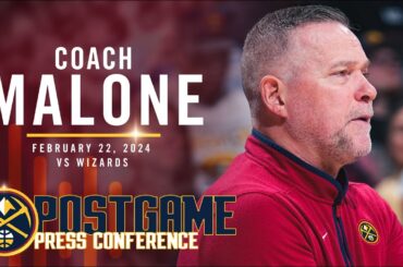 Coach Malone Full Post Game Press Conference vs. Wizards 🎙