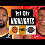 Phoenix Suns vs Houston Rockets 1st QTR - PART 2 Highlights | Feb 23 | 2024 NBA Regular Season