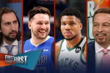 Luka, Jokić & SGA are early MVP favorites, Dame calls Bucks Giannis’ team | NBA | FIRST THINGS FIRST