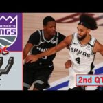 San Antonio Spurs vs Sacramento Kings Full Highlights 2nd QTR | Feb 23 | NBA Season 2023-2024