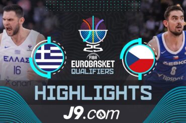 Greece 🇬🇷 vs Czechia 🇨🇿 | J9 Highlights | FIBA EuroBasket 2025 Qualifiers