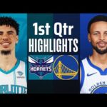 Golden State Warriors vs. Charlotte Hornets 1st Qtr Full Highlights | Feb. 23 | NBA Highlights 2024