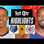 LA Clippers vs Memphis Grizzlies Full Highlights 1st QTR | Feb 23 | 2024 NBA Regular Season