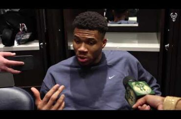 Giannis Antetokounmpo Postgame Sound | 2.23.24