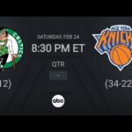 Boston Celtics Vs New York Knicks | NBA Regular Season ABC Live Scoreboard