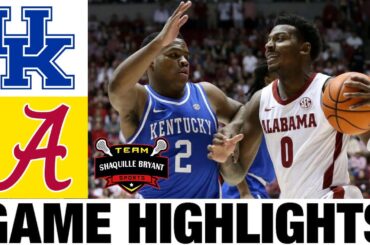 #17 Kentucky vs #13 Alabama Highlights | NCAA Men's Basketball | 2024 College Basketball