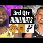 Los Angeles Lakers vs San Antonio Spurs Full Highlights 3rd QTR | Feb 23 | 2024 NBA Regular Season