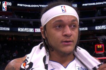 Paolo Banchero EMOTIONAL after hitting game-winner vs Pistons, Postgame Interview