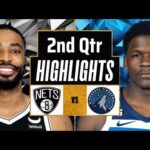 Brooklyn Nets vs Minnesota Timberwolves Full Highlights 2nd QTR | Feb 24| 2024 NBA Regular Season