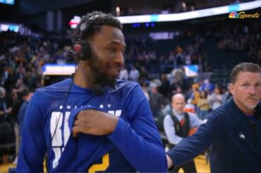 Andrew Wiggins PostGame Interview | Charlotte Hornets vs Golden State Warriors