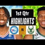 Milwaukee Bucks vs Philadelphia 76ers Full Highlights 1st QTR | Feb 25 | 2023 NBA Regular Season