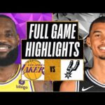 Los Angeles Lakers vs San Antonio Spurs Full Game Highlights  QTR | Feb 23 | 2024 NBA Regular Season