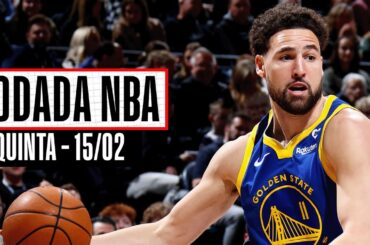 Warriors VENCEM com RECORDE de Klay Thompson na temporada - Rodada NBA 15/02