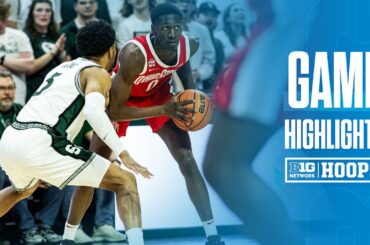 Ohio State at Michigan State | Highlights | Big Ten Men's Basketball | Feb. 25, 2024