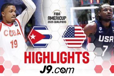 🇨🇺 Cuba nail historic win over USA | J9 Highlights | FIBA AmeriCup Qualifiers 2025