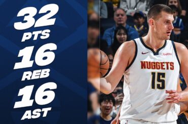 Nikola Jokic Drops Another HUGE Triple-Double vs Golden State! 🔥 | February 25, 2024