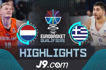 Netherlands 🇳🇱 vs Greece 🇬🇷 | J9 Highlights | FIBA EuroBasket 2025 Qualifiers