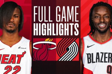 HEAT at TRAIL BLAZERS | FULL GAME HIGHLIGHTS | February 27, 2024