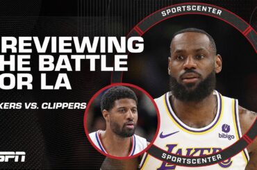 PREVIEWING the Battle for LA 👀 Can hurt Clippers MATCH UP to LeBron & the Lakers? 😳 | SportsCenter