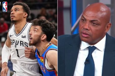 Inside the NBA reacts to Wemby vs Chet DUEL 🔥 Thunder vs Spurs Highlights