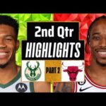 Milwaukee Bucks vs Chicago Bulls 2nd QTR - PART 2 Highlights| Mar 1| 2024 NBA Regular Season