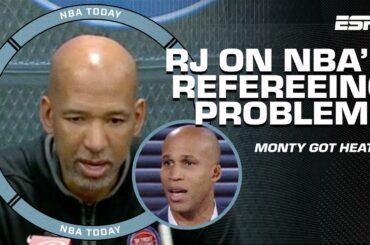 RJ on the NBA's REFEREE problem after Knicks' no-call 🗣️'There's HUMAN ERROR!' | NBA Today