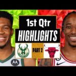 Milwaukee Bucks vs Chicago Bulls 1st QTR - PART 2 Highlights| Mar 1| 2024 NBA Regular Season