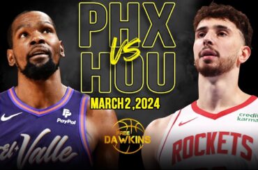 Phoenix Suns vs Houston Rockets Full Game Highlights | March 2, 2024 | FreeDawkins