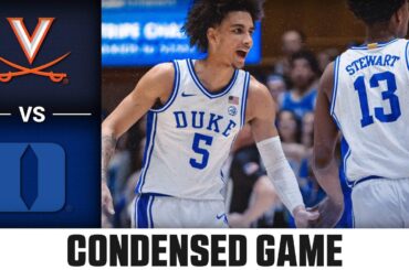 Virginia vs. Duke Condensed Game | 2023-24 ACC Men's Basketball