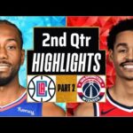 LA Clippers vs Washington Wizards 2nd QTR - PART 2 Highlights | Mar 1 | 2024 NBA Regular Season