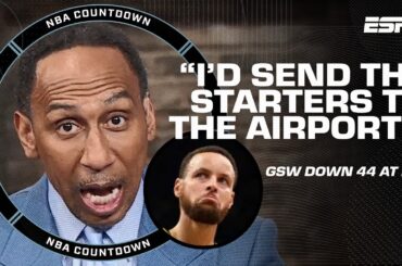 Stephen A. reacts to Celtics' record halftime lead over GSW: 'EPIC BUTT WHOOPING!' | NBA Countdown