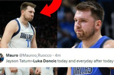 NBA REACT TO LUKA DONCIC VS BOSTON CELTICS | LUKA DONCIC REACTIONS