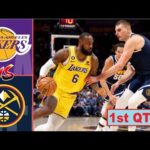 Los Angeles Lakers vs Denver Nuggets Full Highlights 1st -P1 | 02 Mar | NBA Season 2023-2024