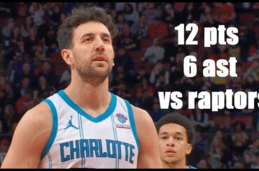 Vasilije Micic 12 Pts 6 Ast Charlotte Hornets vs Toronto Raptors HIGHLIGHTS