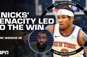 🗣️ Perk: TENACITY led the Jalen Brunson-less Knicks past Cavaliers | NBA Countdown