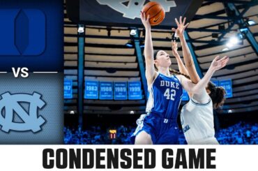 Duke vs. North Carolina Condensed Game | 2023-24 ACC Women's Basketball