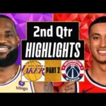 Los Angeles Lakers vs Washington Wizards 2nd QTR- PART 2 Highlights| Feb 29| 2024 NBA Regular Season